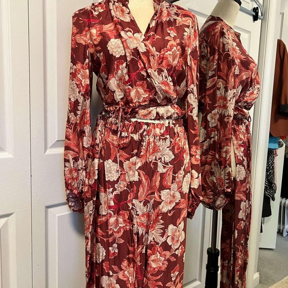 Zara Floral Wrap Dress